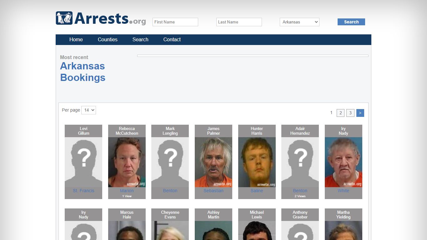 Arkansas Arrests and Inmate Search